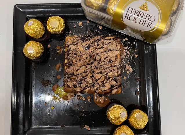 FERRERO ROCHER SQUARE WAFFLE 🍫